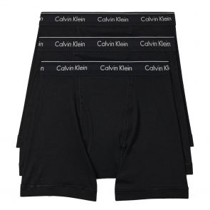 Calvin Klein Cotton Classics 3-Pack Boxer Briefs NB4003 Black