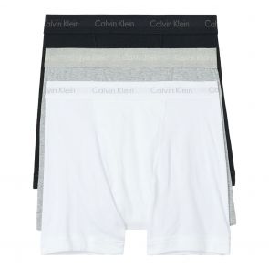 Calvin Klein Cotton Classics 3-Pack Boxer Briefs NB4003 Black/Heather Grey/White