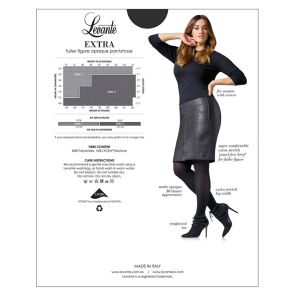 Levante 'Extra' Fuller Figure Collection Extra Bella Opaque Pantyhose OPAEXPH Londra