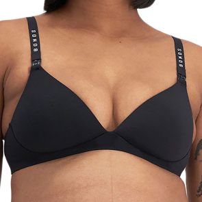 Bendon Classic Comfort Wire-free Maternity Bra - Black - Curvy