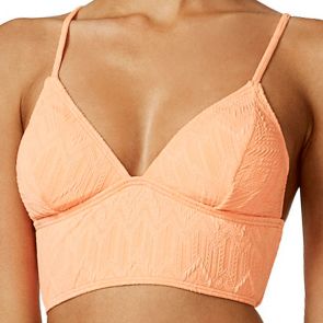 Piha Gelato Laced Back Swim Tri Top P1360GT Melon