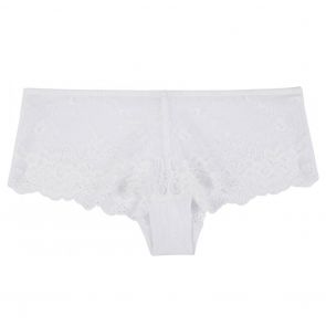 Pleasure State My Fit Lace Brazillian Brief P38-4053F White