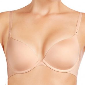 Pleasure State My Fit For Me Only Plunge Push Up Bra P80-4055F Frappe