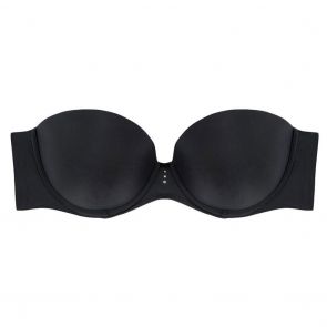 Pleasure State My Fit FMO Smooth Push-Up Plunge Strapless Bra P82-4059F Black