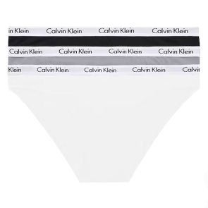 Calvin Klein Carousel Bikini Brief 3-Pack QD3588 Black/Grey/White