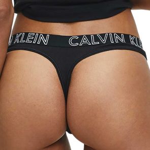 Calvin Klein Ultimate Cotton Thong QD3636 Black