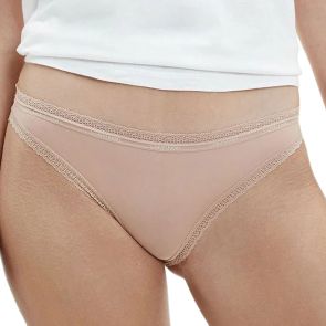 Calvin Klein Bottom's Up Refresh Hipster Bikini QD3766 Honey Almond