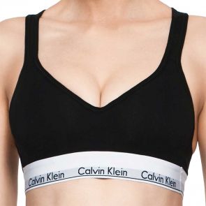 Calvin Klein Modern Cotton Lightly Lined Bra F1654 Black