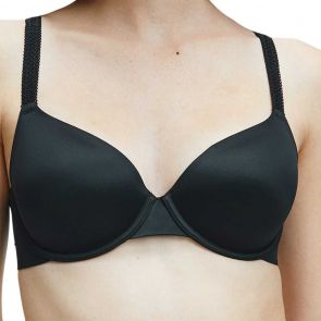 Calvin Klein Liquid Touch Lightly Lined Perfect Coverage Bra QF4082 Black