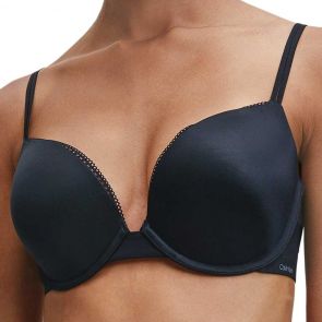 Calvin Klein Liquid Touch Push Up Plunge Bra QF4083 Black