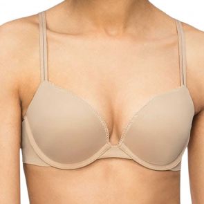 Calvin Klein Liquid Touch Push Up Plunge Bra QF4083 Bare