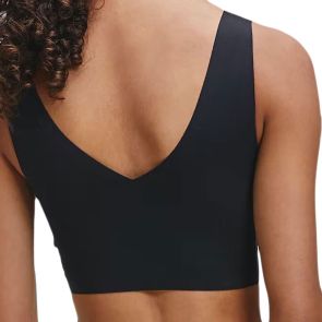 Calvin Klein Invisibles Comfort Lightly Lined V Neck Bralette BQF4708 Black