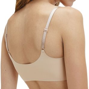 Calvin Klein Invisibles Comfort Lightly Lined Bralette BQF4783 Bare