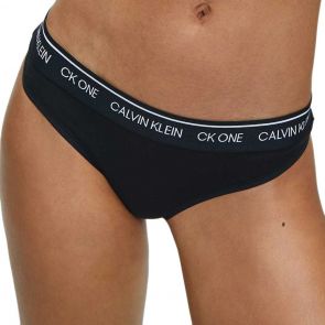 Calvin Klein CK Cotton Thong QF5733 Black