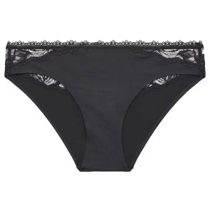 Calvin Klein Seductive Comfort Lotus Floral Bikini Brief QF6398 Black