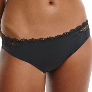 Calvin Klein Seductive Comfort Lotus Floral Bikini Brief QF6398 Black