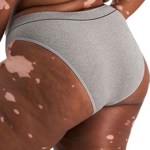 Bonds Retro Rib Hi Bikini WU8GA Heritage Grey Marle
