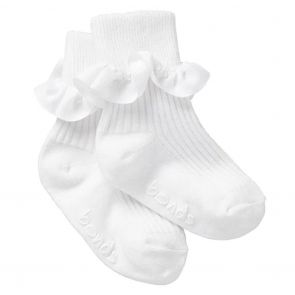 Bonds Baby Party Cuff Sock RYUR1N White