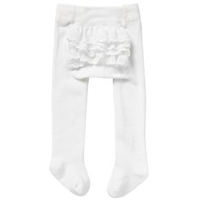 Bonds Baby Frilly Tights RYUU1N White