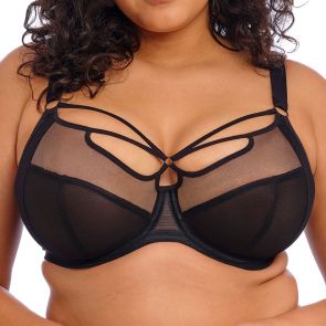 Elomi Sachi Underwire Plunge Bra EL4350 Black