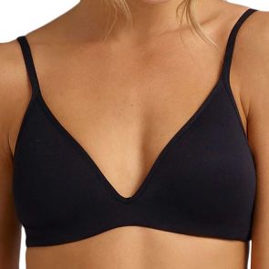 Ambra Seamless Singles Wirefree T-Shirt Bra AMNBTSHBR Black