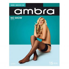 Ambra No Show Stay Up Black