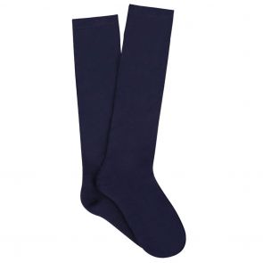 Ambra Bamboo Knee -Hi Sock 2-Pack Navy