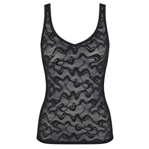 Sloggi Go All Around Lace Shirt Top 10209407 Black