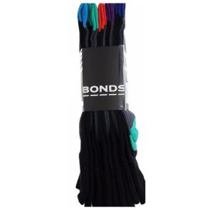 Bonds Bamboo 5-Pack Crew Socks SZFQ5W Black
