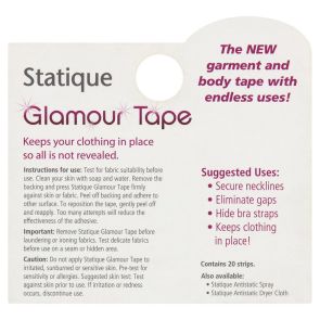 Allendale Statique Garment & Body Glamour Tape 20 Strips