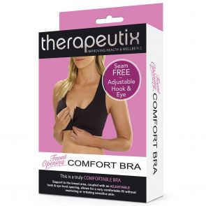Therapeutix Front Opening Comfort Bra TFOCB Black
