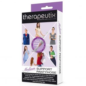 Therapeutix Medium Support Pantyhose TMSPH Black