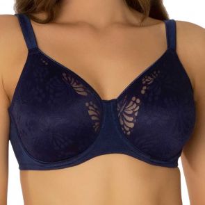 Triumph Lacy Minimizer Bra 10154651 True Navy