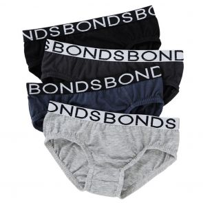 Bonds Boys Brief 4-Pack UZW14A Multi