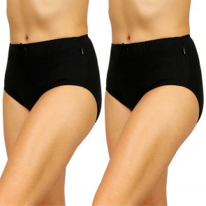 Hestia Heroes Full Brief 2 Pack W10072 Black
