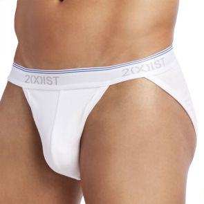 2xist Cotton Stretch Sport Brief 3-Pack 021312 White