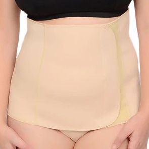 Q-T Intimates Waist Nipper Belly Band 9 Inch WN9 Nude