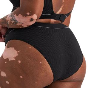 Bonds Retro Rib Hi Bikini WU8GA Black
