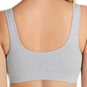 Bonds Comfy Crop WVLHY Light Grey Heather
