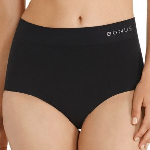 Bonds Comfytails Seamless Full Brief WWGAA Black