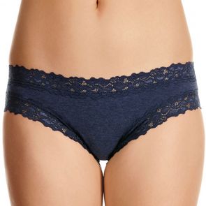 Jockey Parisienne Cotton Marle Bikini Brief WWJ7 Ink Blue