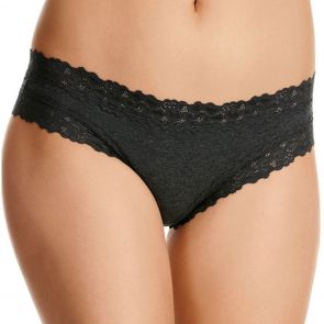 Jockey Parisienne Cotton Marle Cheeky Brief WWJA Charcoal Marle