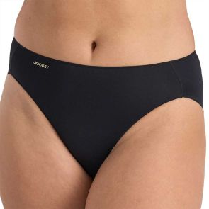 Jockey No Panty Line Promise Next Generation Microfibre Hi Cut WWKJ Black