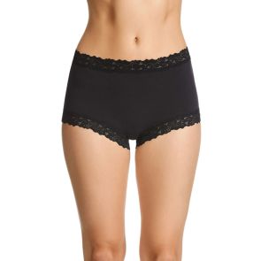 Jockey Parisienne Cotton Full Brief WWKP Black
