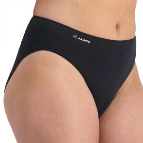 Jockey No Panty Line Promise Naturals Hi-Cut Brief WWL3 Black