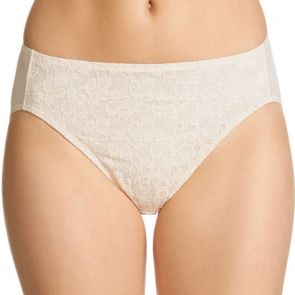 Jockey No Ride Up Lace Hi-Cut Brief WWLN Cream