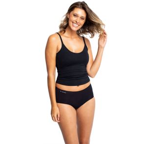 Jockey No Panty Line Promise Next Generation Cotton Full Brief WXVX Black