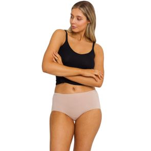 Jockey No Panty Line Promise Next Generation Cotton Full Brief WXVX Silk Beige
