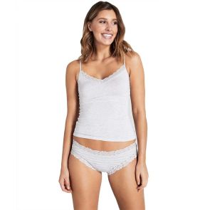 Jockey Parisienne Cotton Bikini WYL9 Grey Stripe