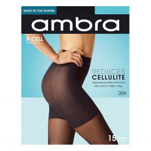 Ambra X-Cell Cellulite Reducing Pantyhose 15 Denier Black